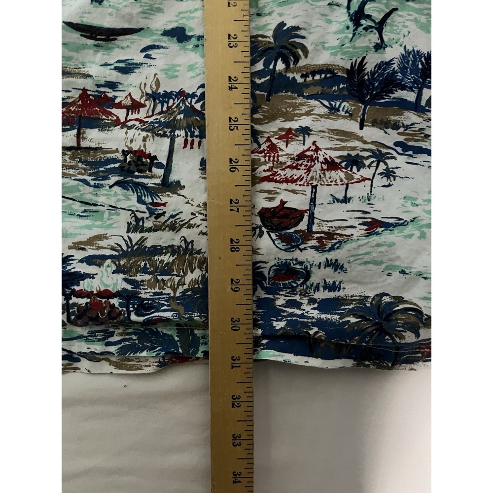 Columbia PFG Hawaiian Shirt Men's SZ XL Tropical Floral Short Sleeve Button Up - Picture 6 of 9